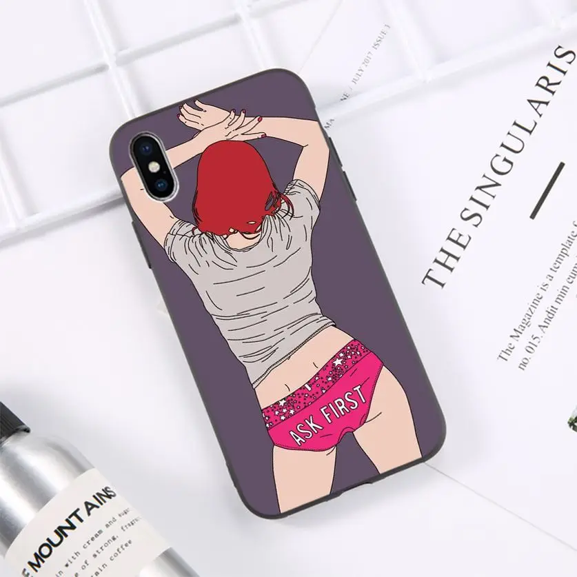 

HTxian Sexy Hot Girl Summer TPU Soft Silicone Phone Case Cover for iPhone 11 pro XS MAX 8 7 6 6S Plus X 5 5S se 2020 XR case