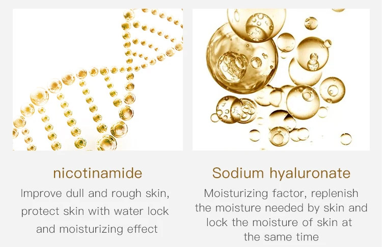 Крем VENzen 24K Gold Niacinamide для восстановления лица Осветляющий увлажняющий контроль
