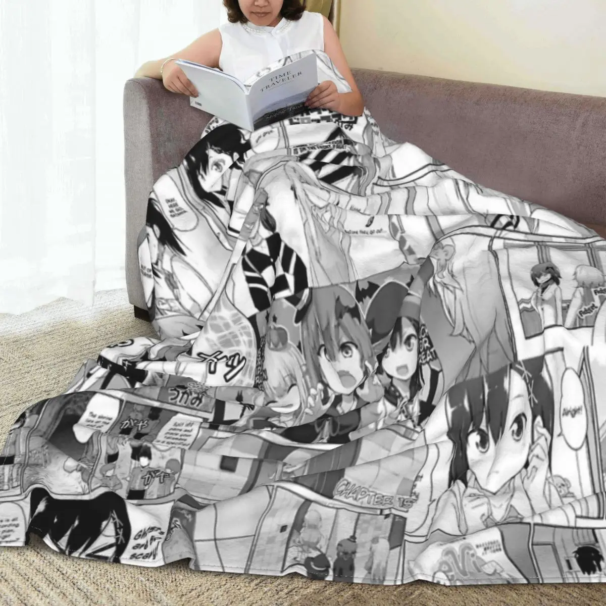 

Gabriel Dropout Manga Collage Blanket Bedspread Bed Plaid Bed Cover Beach Blanket Summer Bedspreads