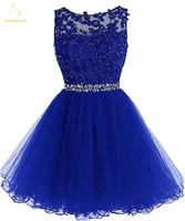 bealegantom 2021 stock sexy short homecoming dress for graduation appliques beading mini prom party gowns qa1633