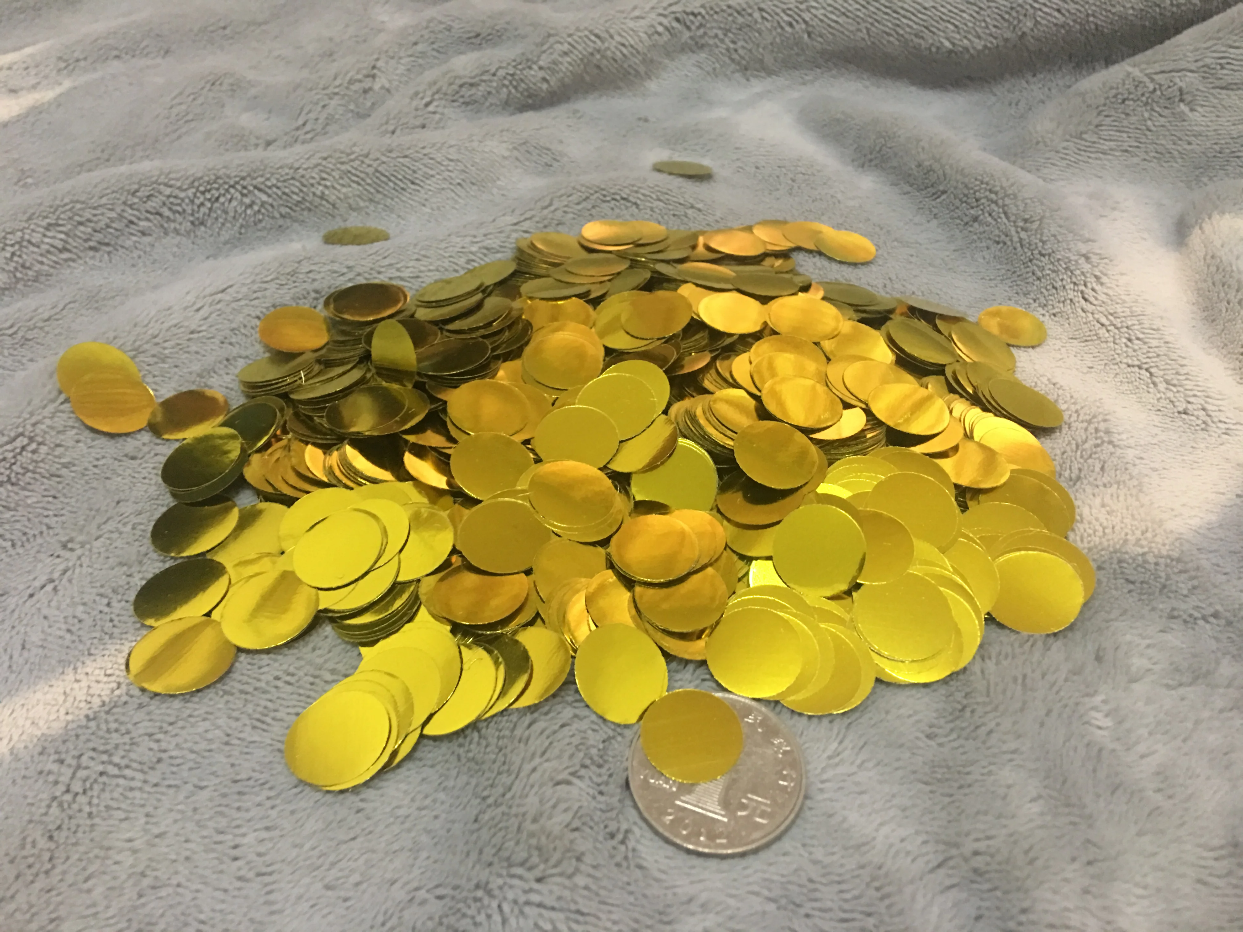 Gold round confetti Мигающий светодиодный Bobo воздушный шар с барабанные палочки гелия прозрачный клипсы для воздушных шаров, украшения для свадьбы дня рождения с 3-я ступенями частоты светодиодный светильник шар - Цвет: Gold round confetti