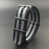 army sports nylon strap for nato watch bands buckle stainless steel black frosted buckle watchband 18mm 20mm 22mm 24mm strap
