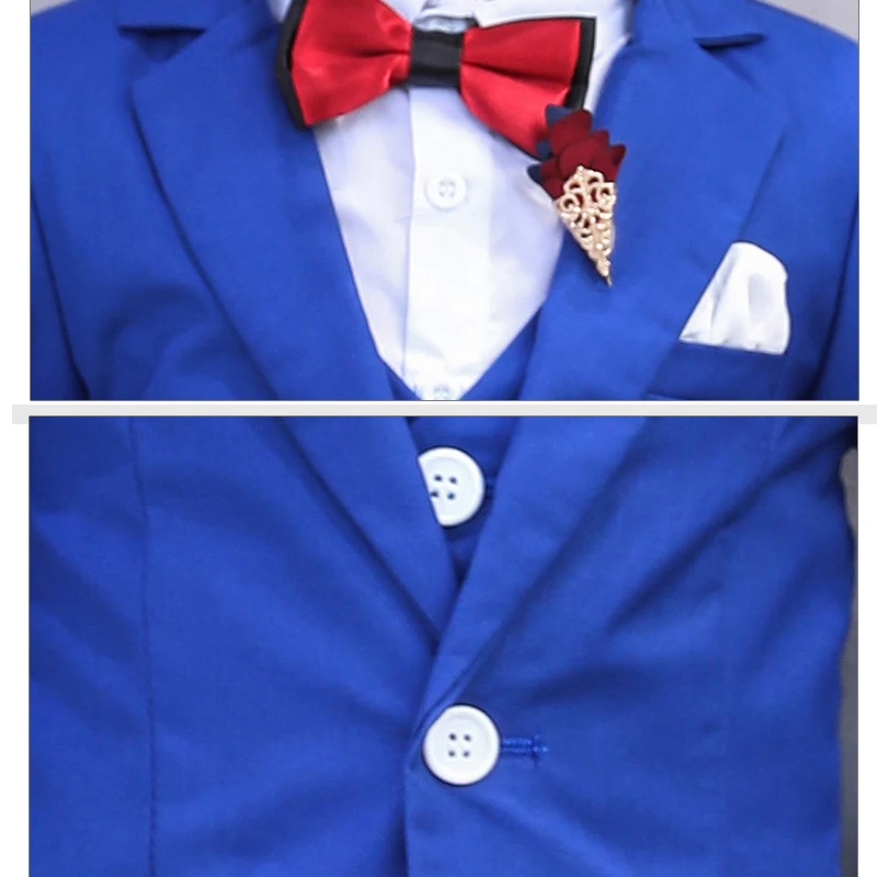 Строгие свадебные костюмы для мальчиков Детская школьная форма Смокинг