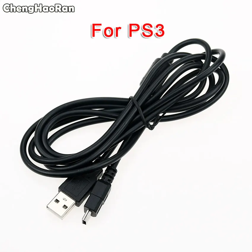 ChengHaoRan USB Кабель зарядного устройства для PS3 контроллер шнур питания для sony Playstation 3 геймпад игровые аксессуары