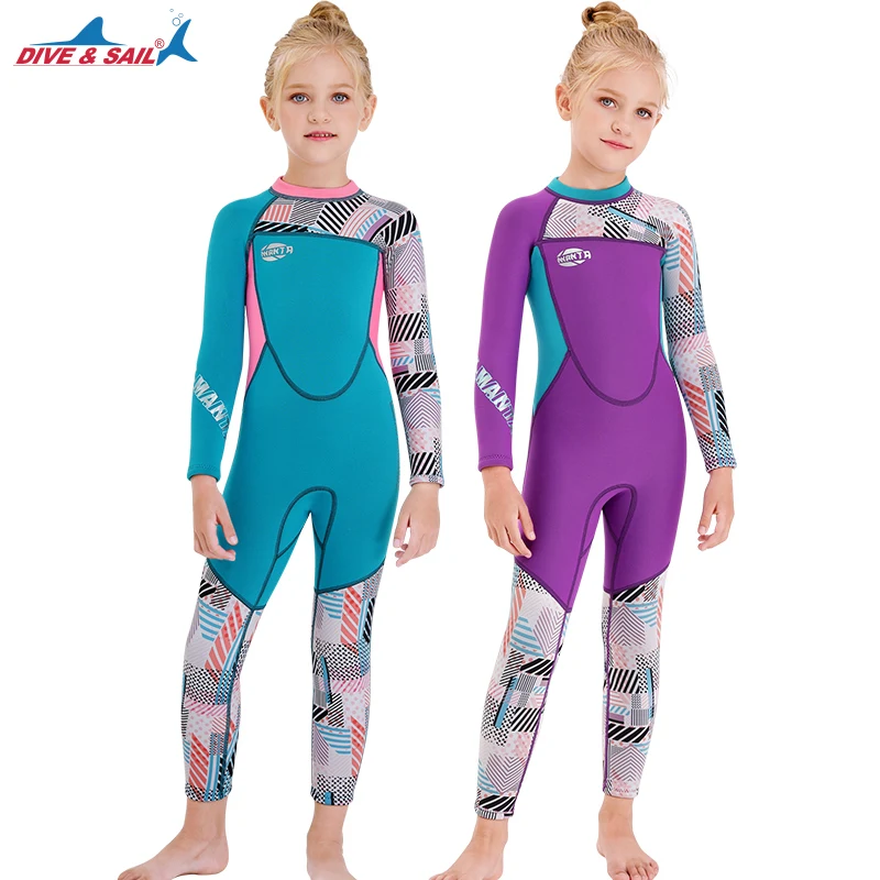 Неопреновый гидрокостюм для подводного плавания 2 5 мм девочек подводной охоты