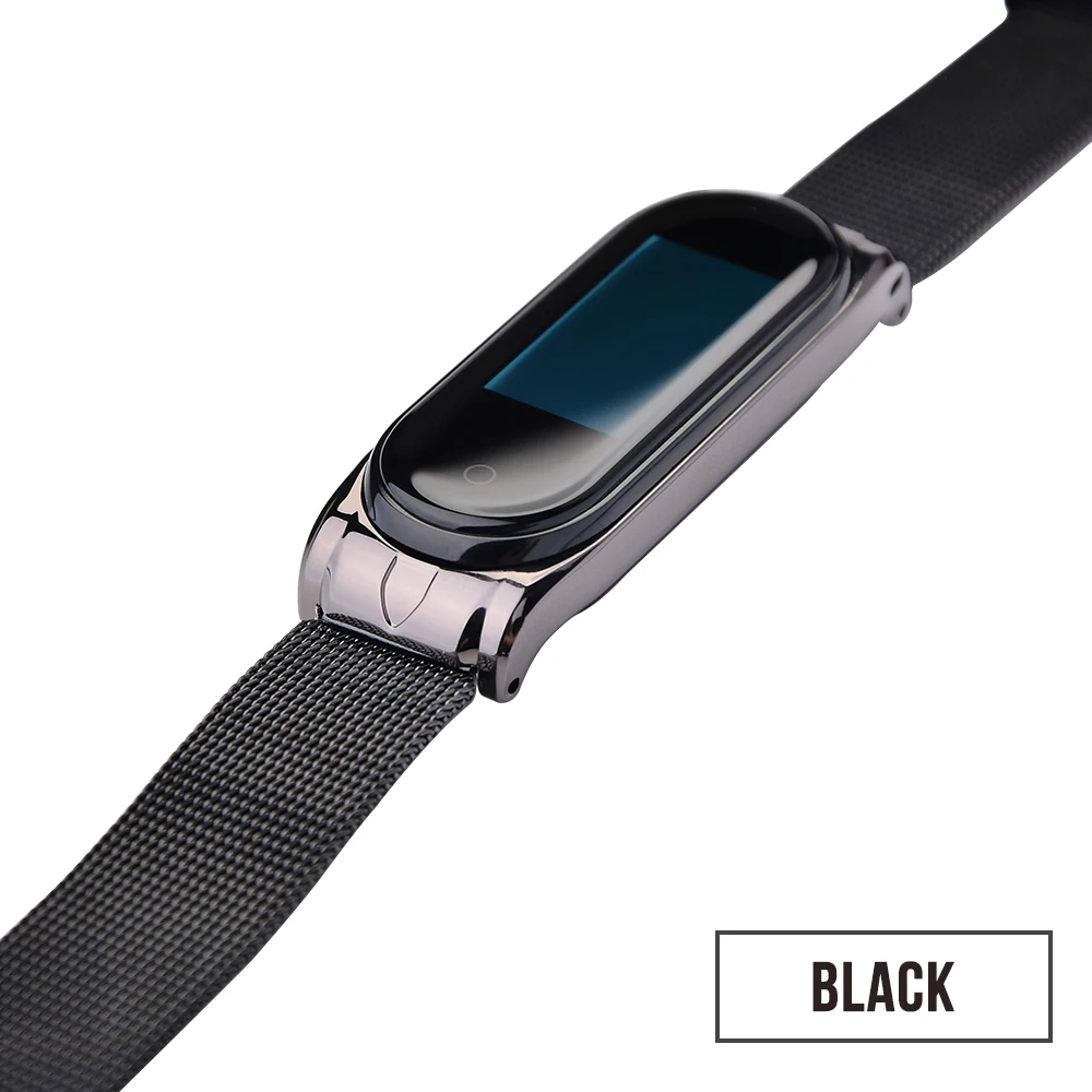 Для mi Band 4 металлический ремешок из нержавеющей стали для Xiaomi mi band 4 3 браслеты на запястье mi lanese Loop mi band 4 NFC Global