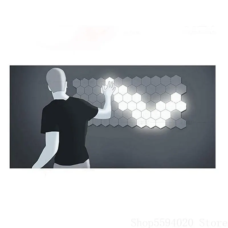 Сенсорный светильник лампа в форме улья креативный фон настенный декоративный с