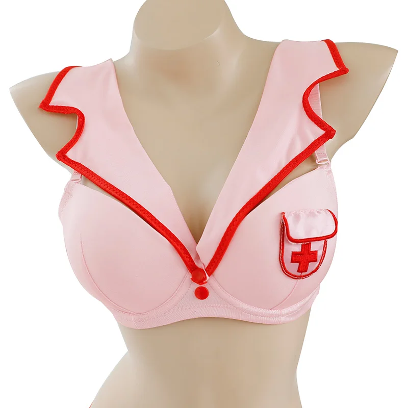 

Porno Cosplay Costums Naughty Lingerie Hot Nurse Nightclub party Underwear Women Intimate Nurse Uniform Short Skirt T-back Set