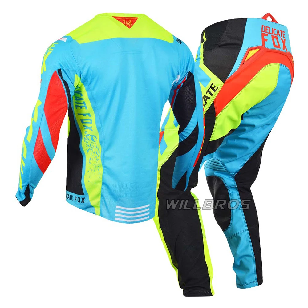 

Delicate Fox Hot Selling Scooter Locomotive Gear Suit Men's Kit Motocross Motorcycle 360 Divizion Full Set Jersey Pants