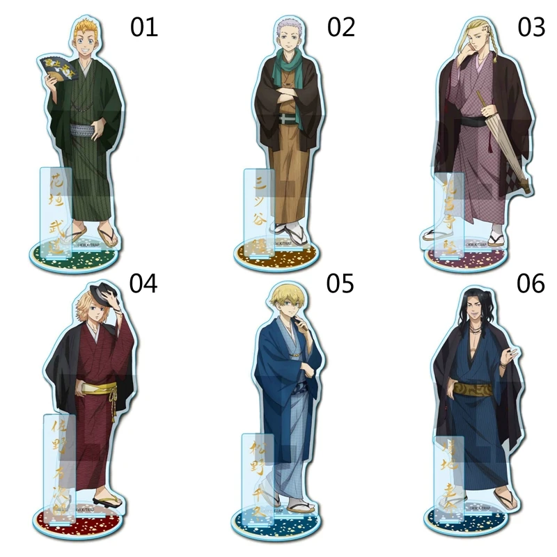 

Tokyo Swastika Avengers Acrylic Animation Stand-1Anime Surrounding Acrylic Banner Stand Character Figure Props Desk Ornaments