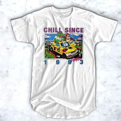 Бренди мелвиль Chill Since 1993 футболка для мужчин и женщин|Мужские футболки| |
