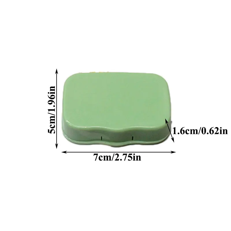 

2021 Cheapewt And Hottest 1Pcs Travel Classic Portable Plastic Contact Lens Case For Men And Women Container Holder Lenses Box