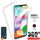 Двойной силиконовый чехол для Samsung A03S A12 A22 A32 A52s A02S A42 A01 Core A51 A71 A31 A11 A21S A41 A20 A30S A50 с полным покрытием, 360