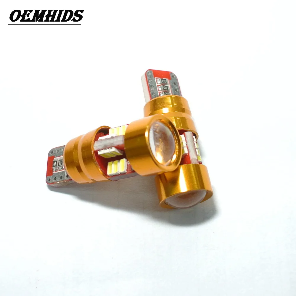 2X T10 Светодиодный лампочки Canbus 5W5 автомобиля W5W светодиодный сигнальный