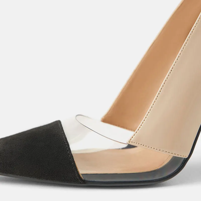 GENSHUO/туфли на высоком каблуке женские туфли-лодочки женская обувь 11 см пикантные