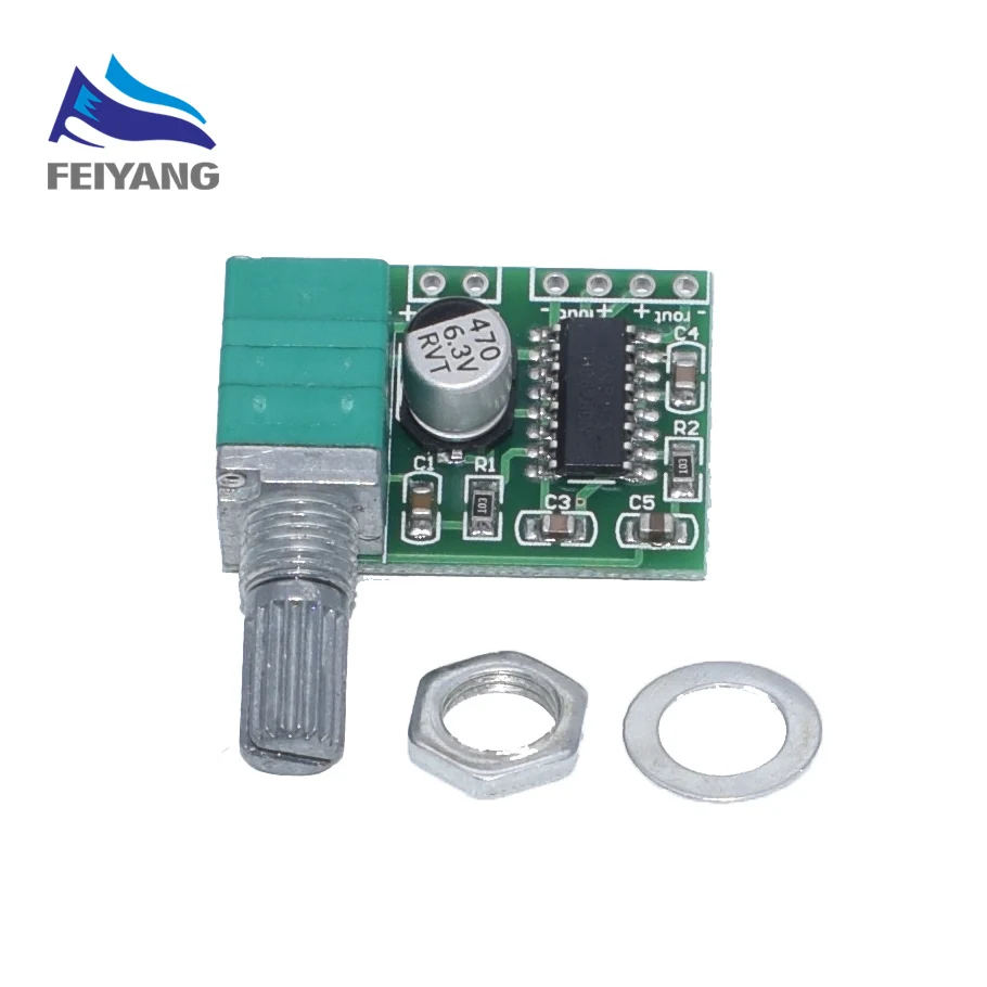 10 шт. плата цифрового усилителя SAMIORE ROBOT PAM8403 mini 5 в с переключателем потенциометр