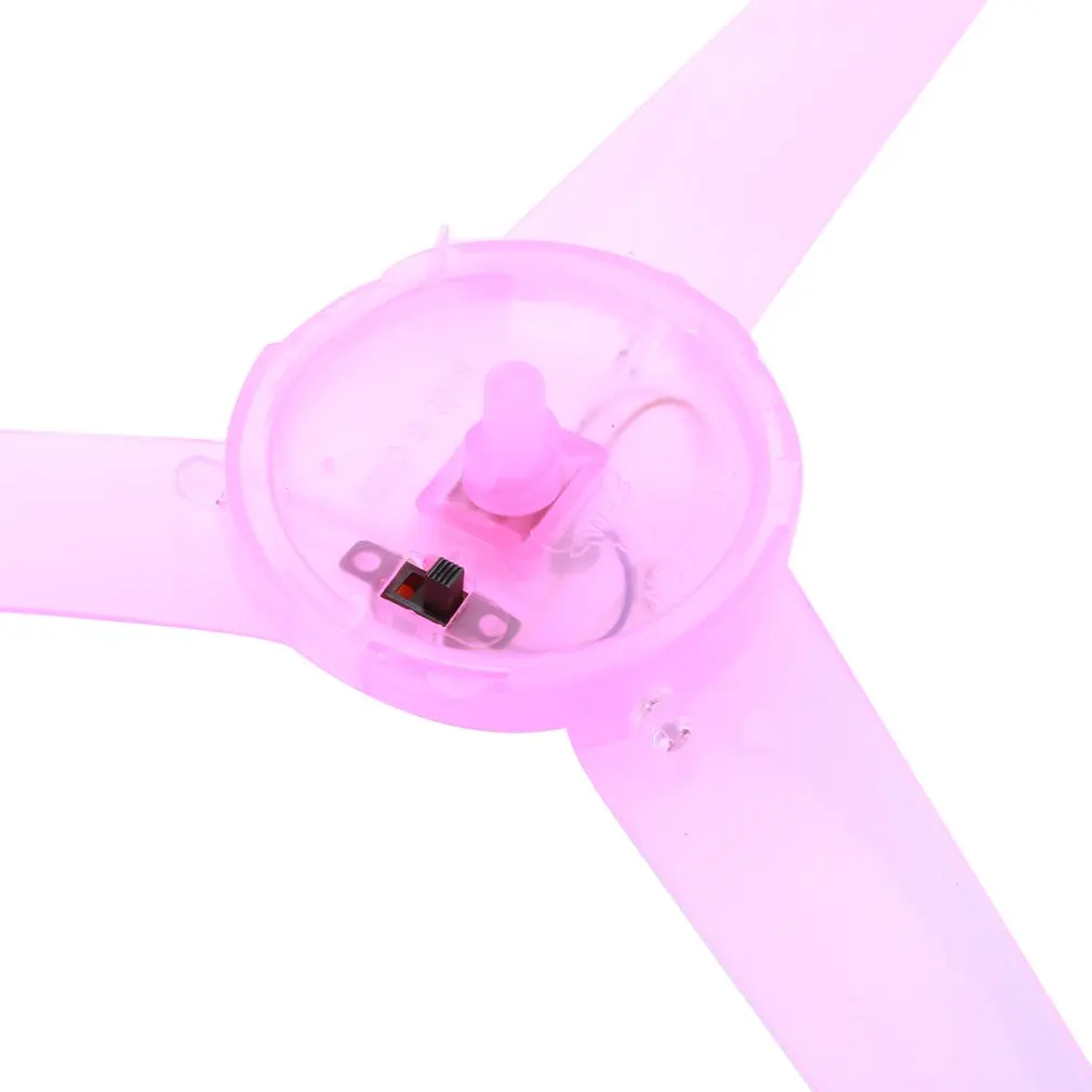 

Funny Spinning Flyer Luminous Flying Ufo Led Light Handle Flash Flying Toys For Kids Outdoor Game Color Random