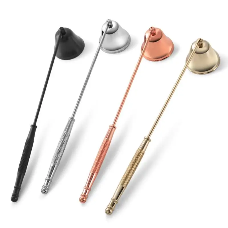 New Stainless Steel Home Smokeless Candle Wick Bell Snuffer Hand Put Off Tool Kit Accessories Holders | Дом и сад