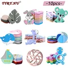 Прорезыватель для зубов TYRY.HU, силиконовый Прорезыватель для зубов, аксессуары сделай сам, подарок для новорожденных, 10 шт.