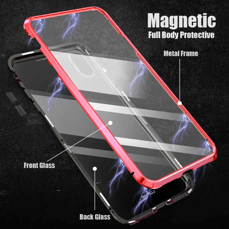Роскошный чехол для Apple iPhone 7 8 Plus X 10 XS Max XR прозрачный стеклянный задней панели