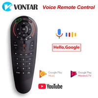 g30 voice remote control 2 4g wireless air mouse g20sg10 33 keys ir learning gyro sensing remote for android tv boxmini pc