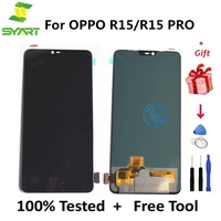 oled lcd screen for oppo r15 cph1835 lcd display touch screen digitizer assembly replacement for oppo r15 pro cph1833
