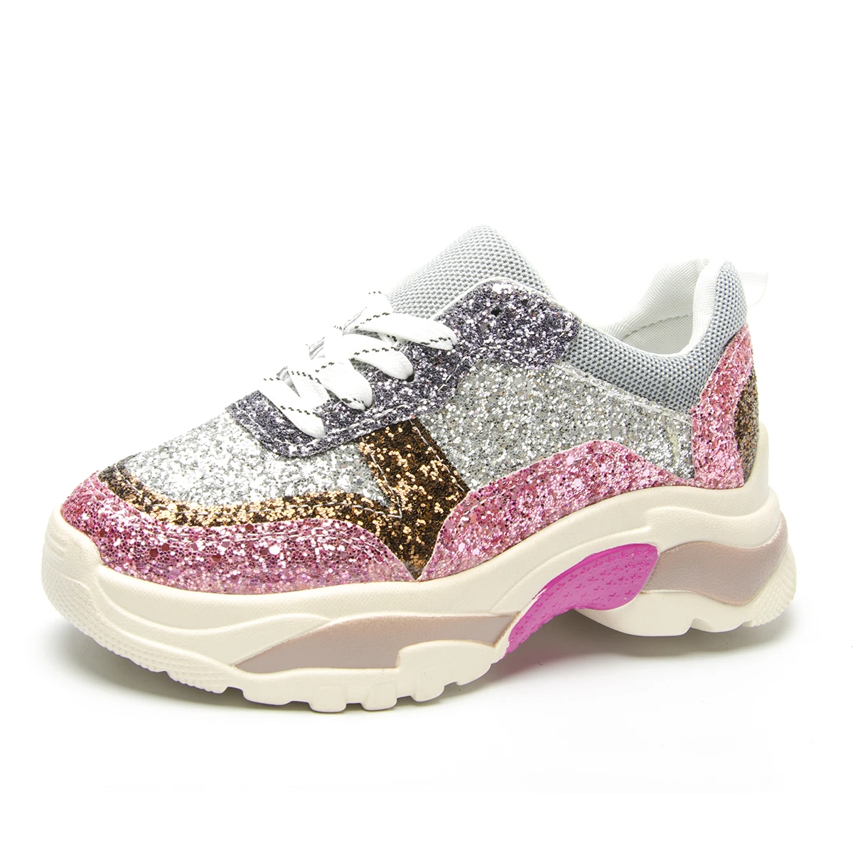 Fujin/женская повседневная обувь Вулканизированная дышащая сетчатая Модные