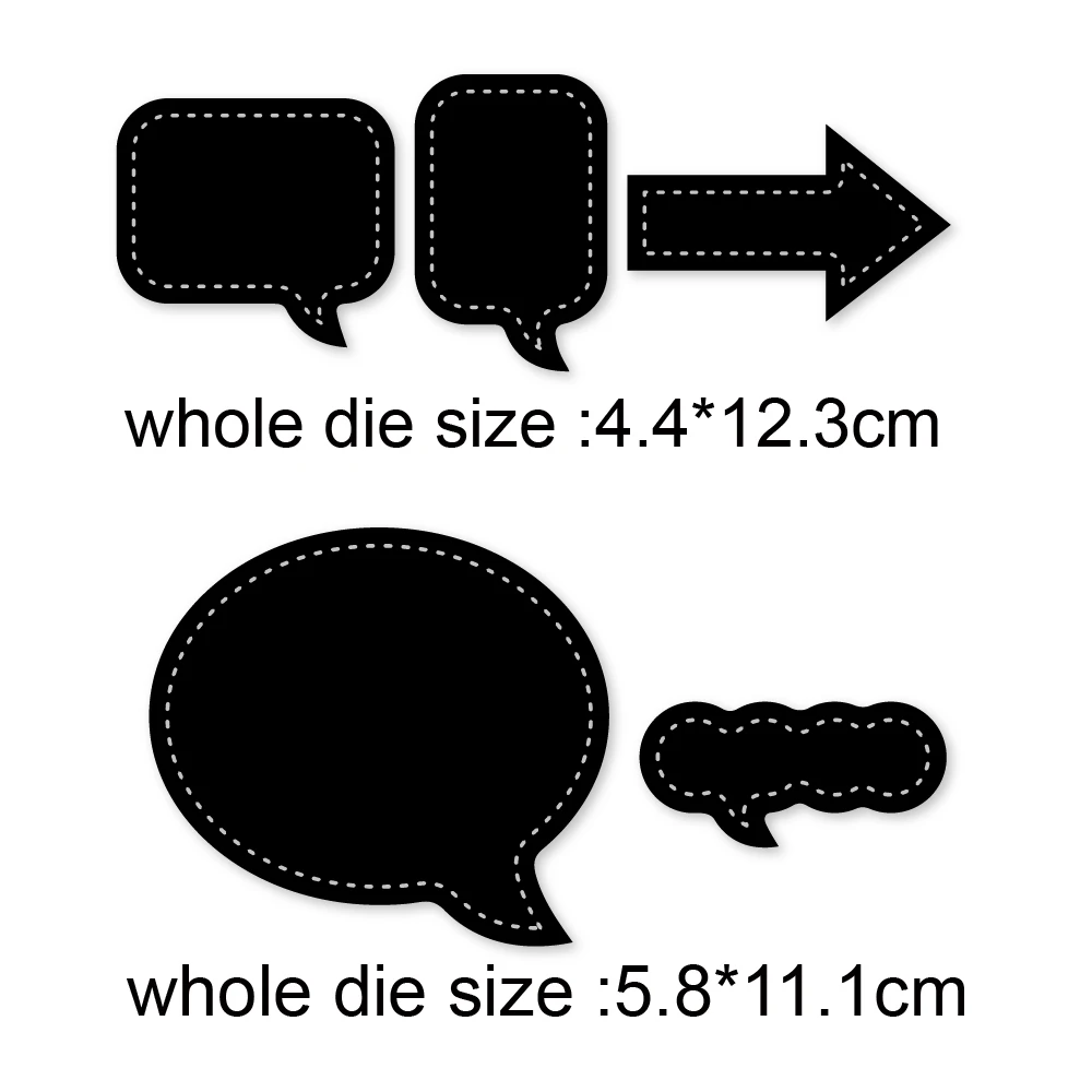 

Craft dies label tag message frame metal cutting dies cut die decoration Scrapbooking dies knife mould blade punch stencils dies
