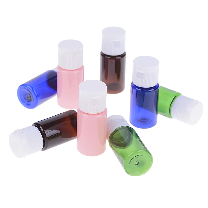 2 шт 10 мл ПЭТ бутылка пластиковая с откидной верхней крышкой портативная дорожная