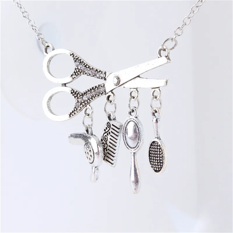 2020 новые творческие инструмент для ожерелья фен/ножницами/гребень/зеркало