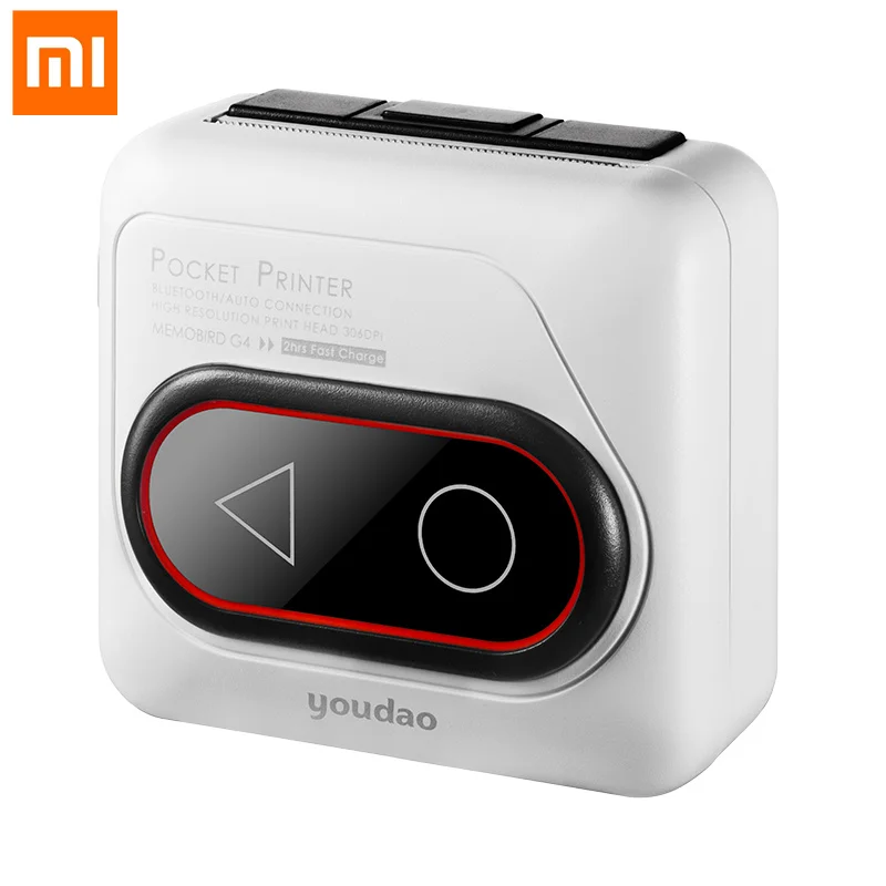 Оригинальный Xiaomi Youdao мини беспроводной термальный фотопринтер Карманный