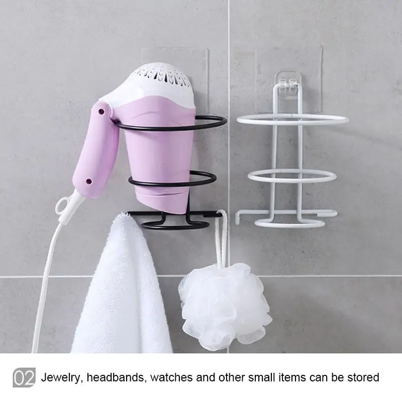 Горячая Распродажа Алюминий Ванная комната настенная полка настенный фен