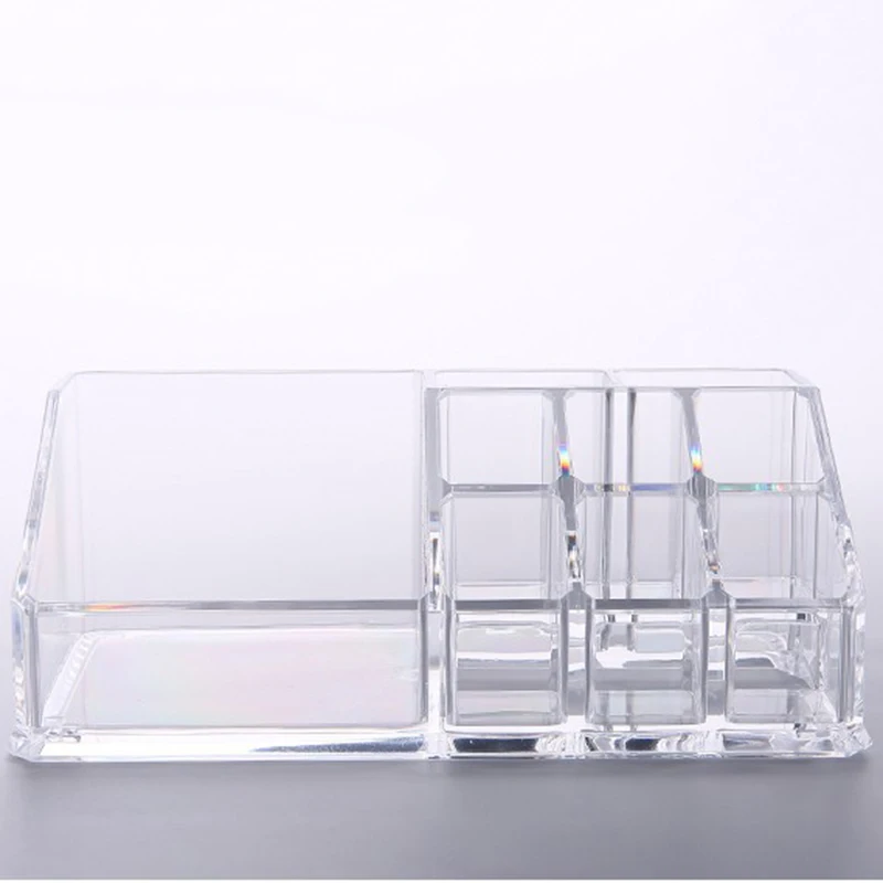 Пластик 6 Сетка губная помада Органайзер прозрачный бальзам для губ коробка