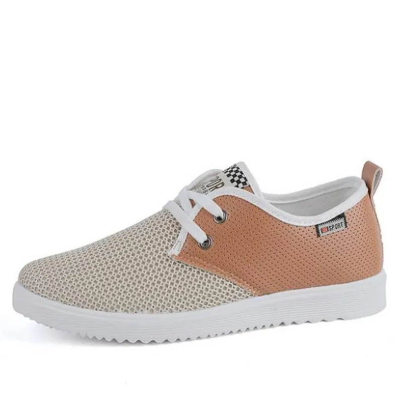 

2019 New Fashion summer shoes men casual air mesh shoes lightweight breathable slip-on flats chaussure homme