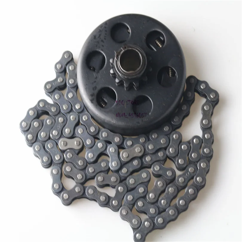

New Automatic Engine clutch and 108 links loops Chain assembly motorcycle110-125cc for Honda ATV Quad Parts Accessories