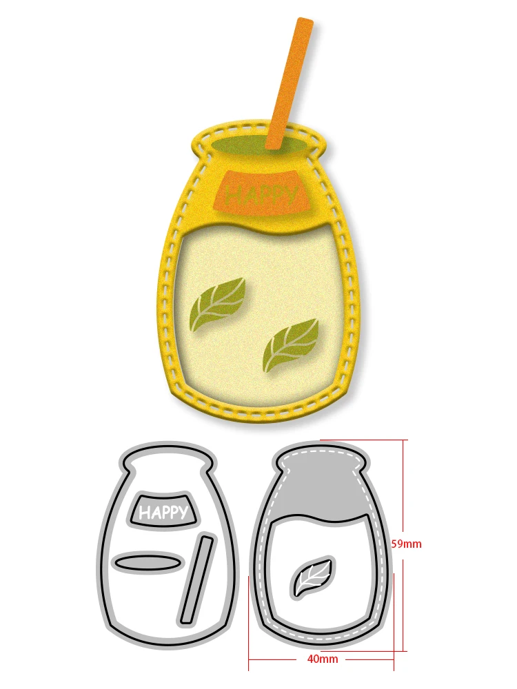 Металлические штампы для скрапбукинга с надписью Happy Water | Дом и сад