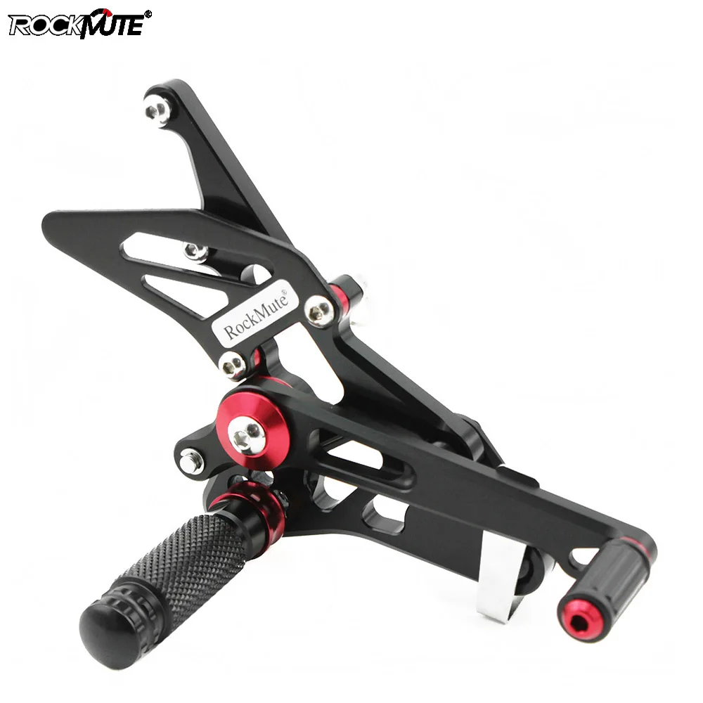 Мотоцикл Регулируемый Rider Rearset для SUZUKI GSX R1000 2009 2016 CNC Алюминиевые Подножки педаль