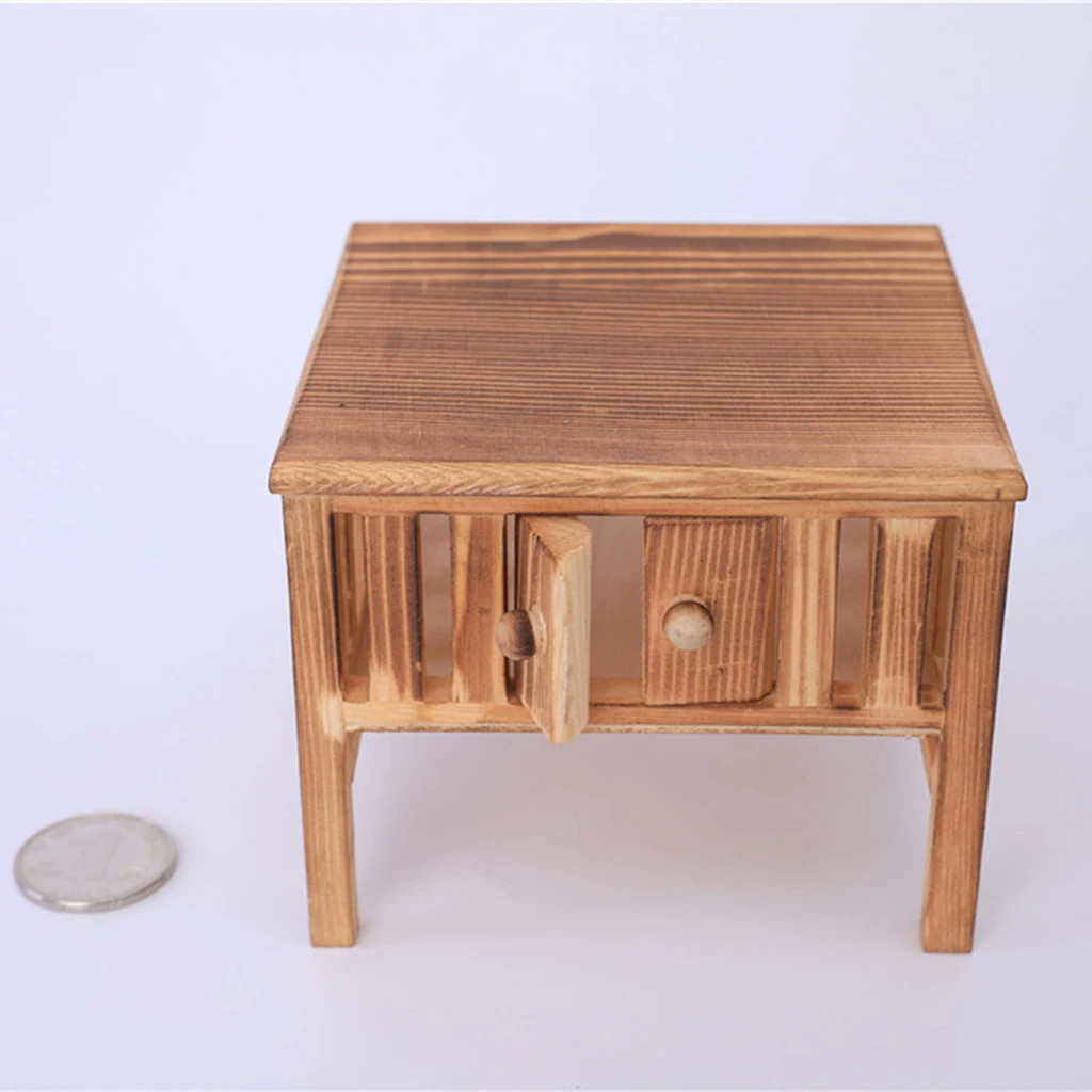 

1/12 Doll House Table Home Living Room Accessorie Model for Kids Boys Girls