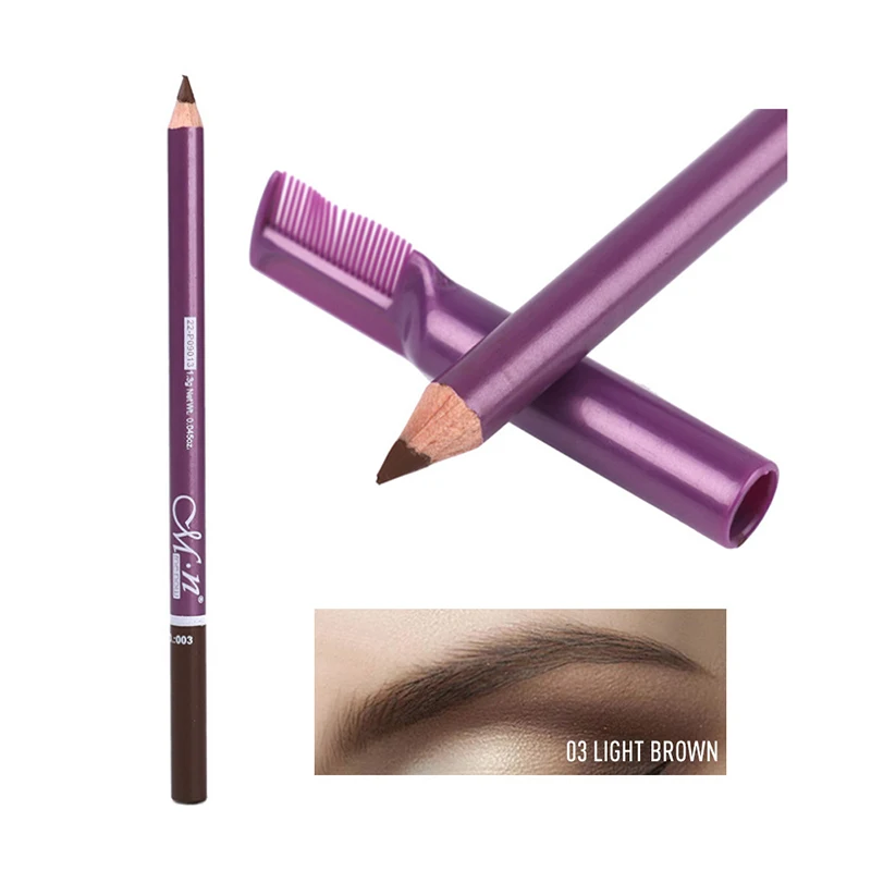 

Makeup Menow Brand Cosmetic Effect Eyebrow Eyebrow Pencil With Professional Comb Waterproof Pencil Long Lasting