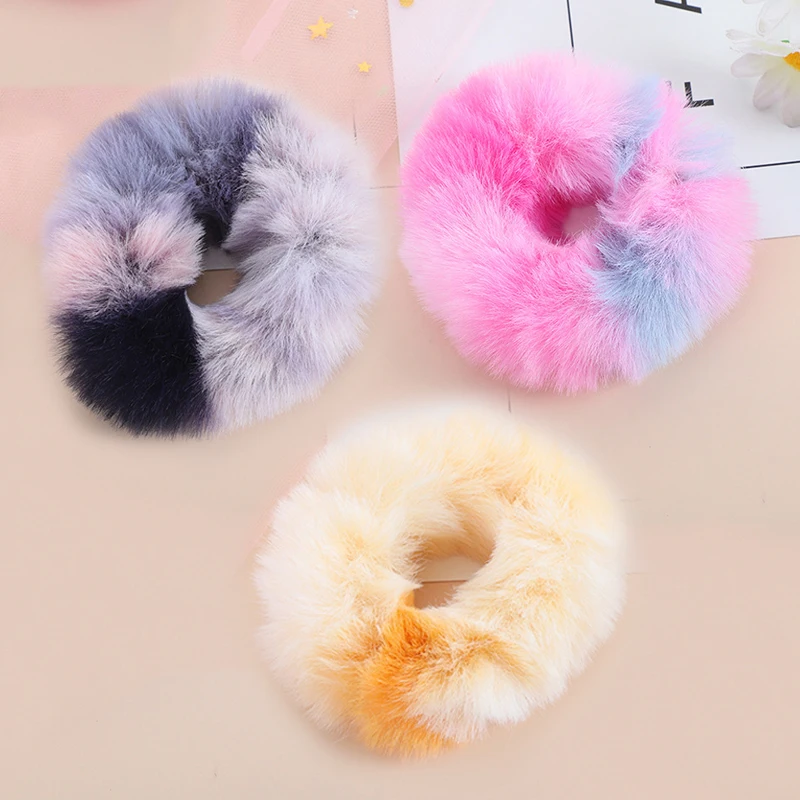 Женская резинка для волос Ponytai зимняя мягкая эластичная 2 шт.