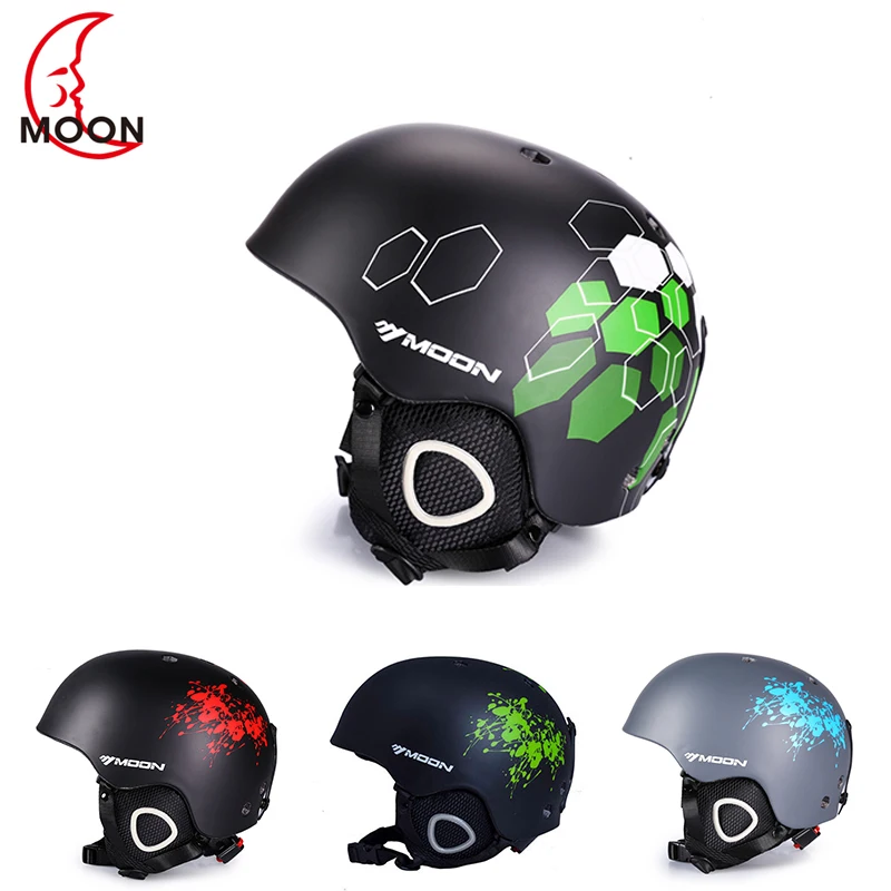 

MOON Skiing Helmet PC+EPS Ultralight Thermal шлем горнолыжный сноубордический Skateboard Helmet Bike Bicycle for Men Women