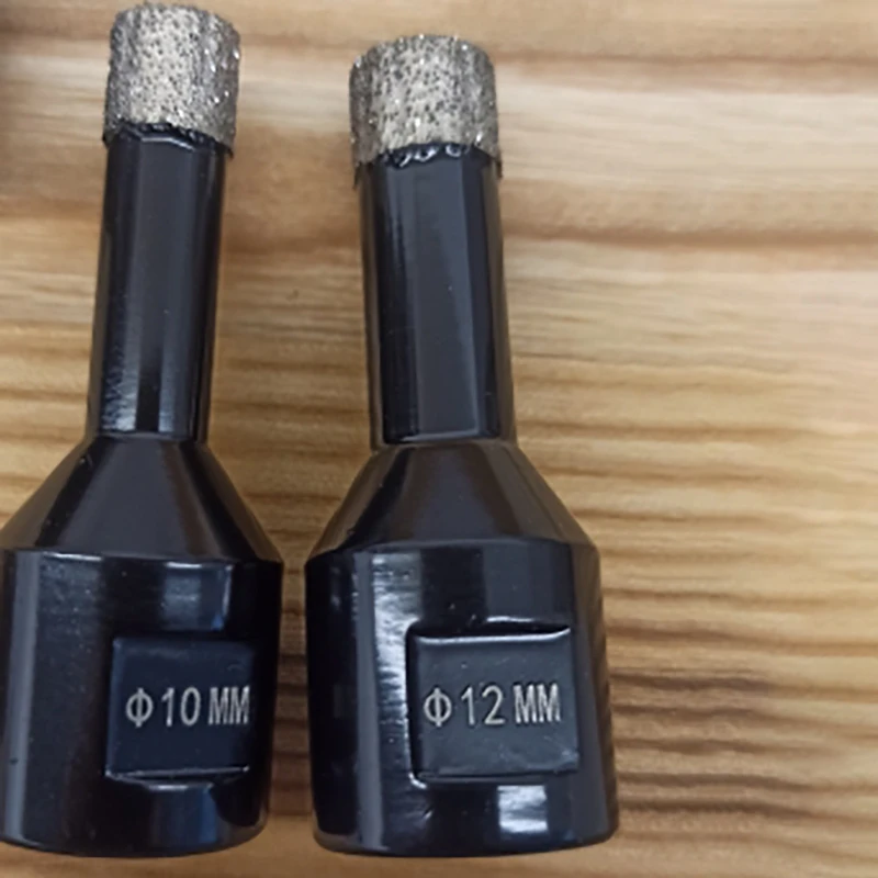 

4Pcs 6-12mm M14 Thread Dry Vacuum Brazed Diamond Drilling Hole Saw Ceramic Tile Hole Saw for Granite Marble Drill Bits