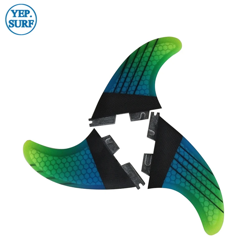 Fis Double Tabs2 плавник с Сотами Carbon Tri-Set Fin TabsII M/L для серфинга высококачественные