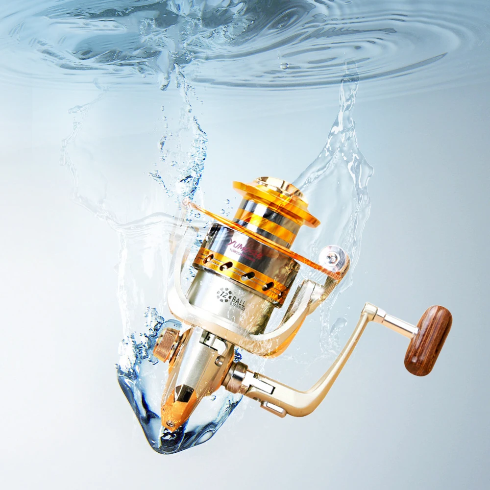 Портативная спиннинговая Рыболовная катушка для пресной морской рыбалки 1000 7000