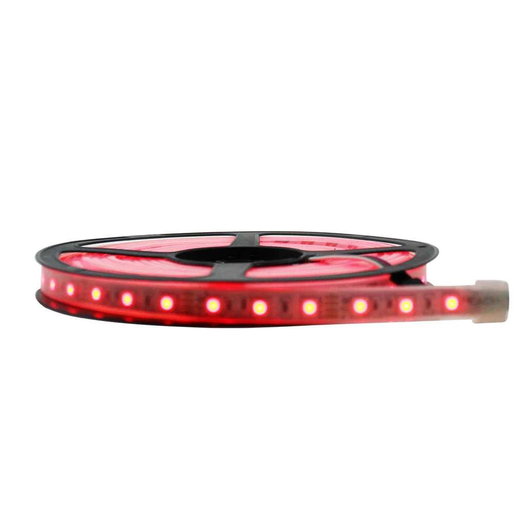 Водонепроницаемая IP67 IP68 5050 RGB Светодиодная лента 12 в 60 светодиодов/м