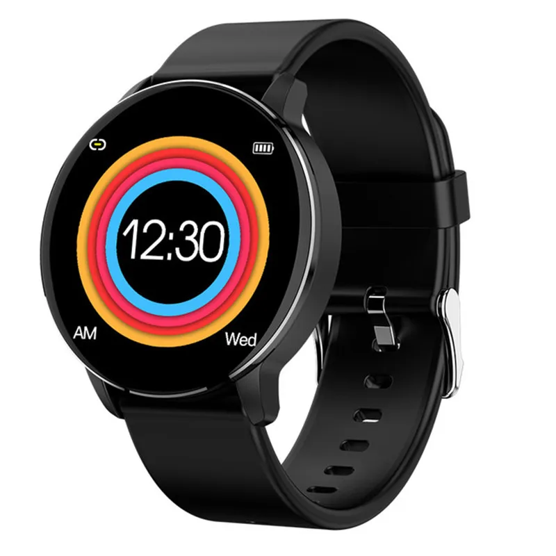 Черный R5 Smart Bracelet Band Bluetooth Heart Rate Monitor Fitness Tracker Smartwatch Bluetooth Waterproof For Android IOS - Цвет: Черный