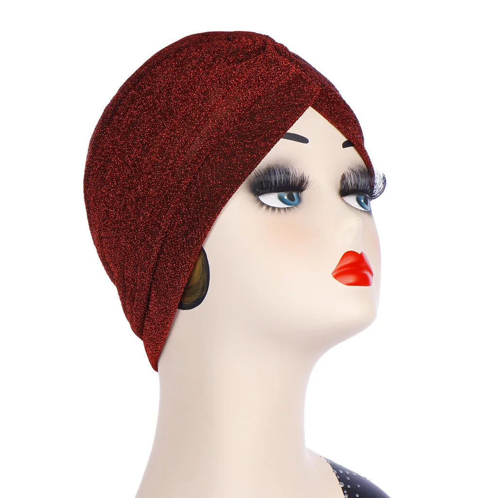 

muslim cotton turban hijab bonnet arab wrap head turbans for women indian african turbans Twist headband turbante mujer