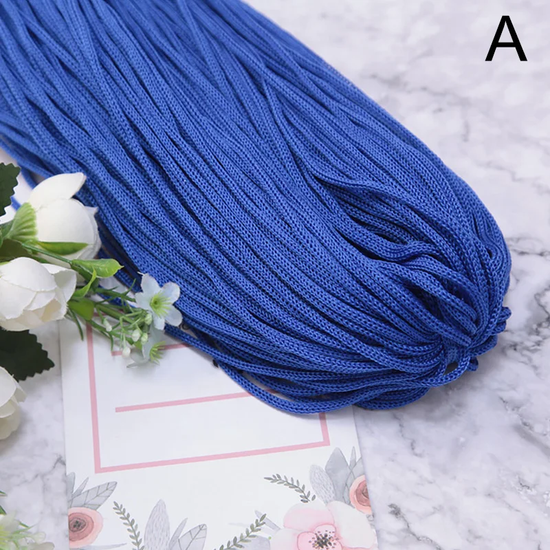 

MultiColor 200M Strong Braided Thread Silk Satin Nylon Cord Rope DIY Jewelry Bracelet Making Findings Beading Wires 3mm