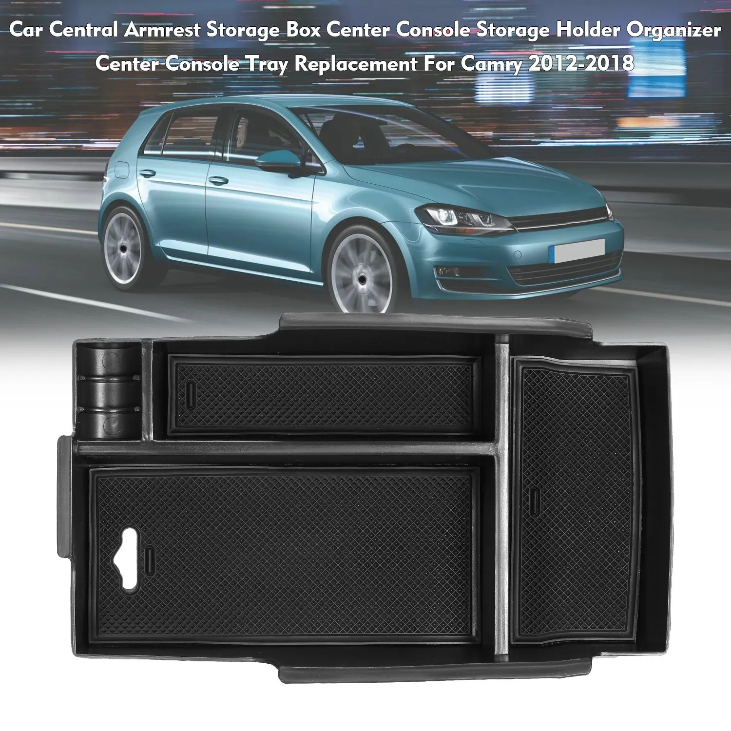 Car Armrest Storage Box For Camry 2012-2018 Center Glove Tray Parts | Console Tables