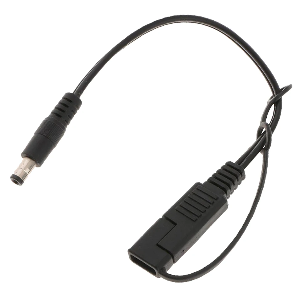 1x Автомобильный штекер SAE на солнечной энергии постоянного тока 12 В 5 мм x 2 1